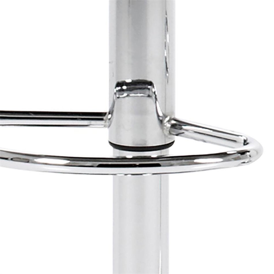 Bar stool Aplump, set of 2 pcs, artificial leather, black, H100x56x50cm