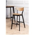 Bar stool Aroxby, set of 2 pcs, natural,  H105x45x49cm