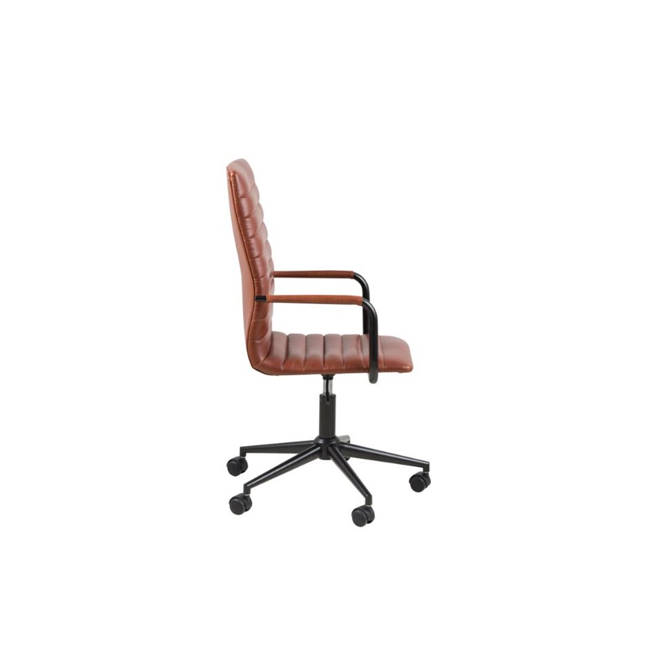 Рабочий стул, комплект из 2 шт., цвет коньяка, H103x51x58cm