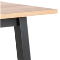 Барный столик Achara, шпон дуба, H105x117x58cm