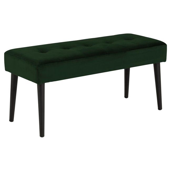 Bench Aglory, green, 45x95x38cm
