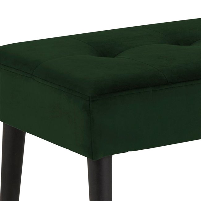 Bench Aglory, green, 45x95x38cm