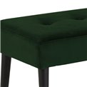Bench Aglory, green, 45x95x38cm