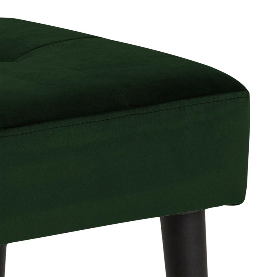 Bench Aglory, green, 45x95x38cm