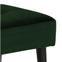 Bench Aglory, green, 45x95x38cm