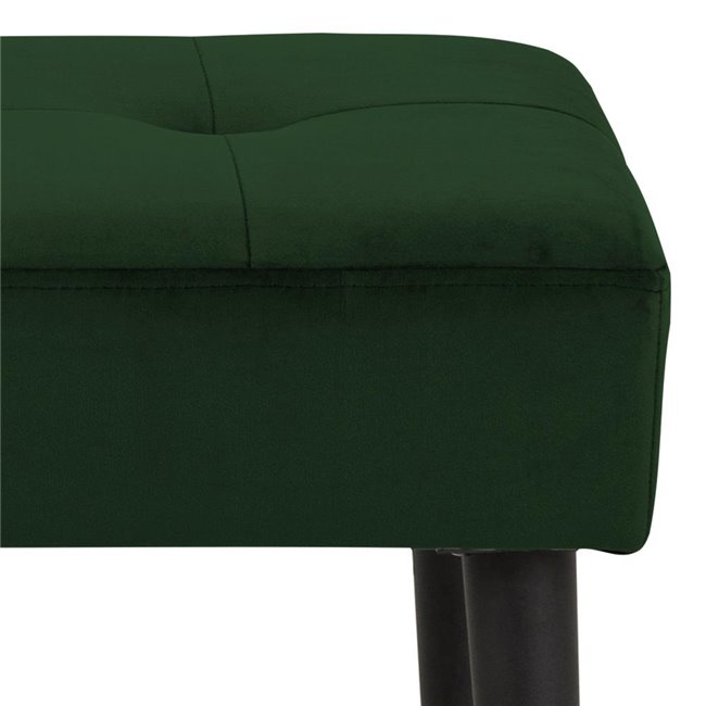 Bench Aglory, green, 45x95x38cm