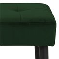 Bench Aglory, green, 45x95x38cm