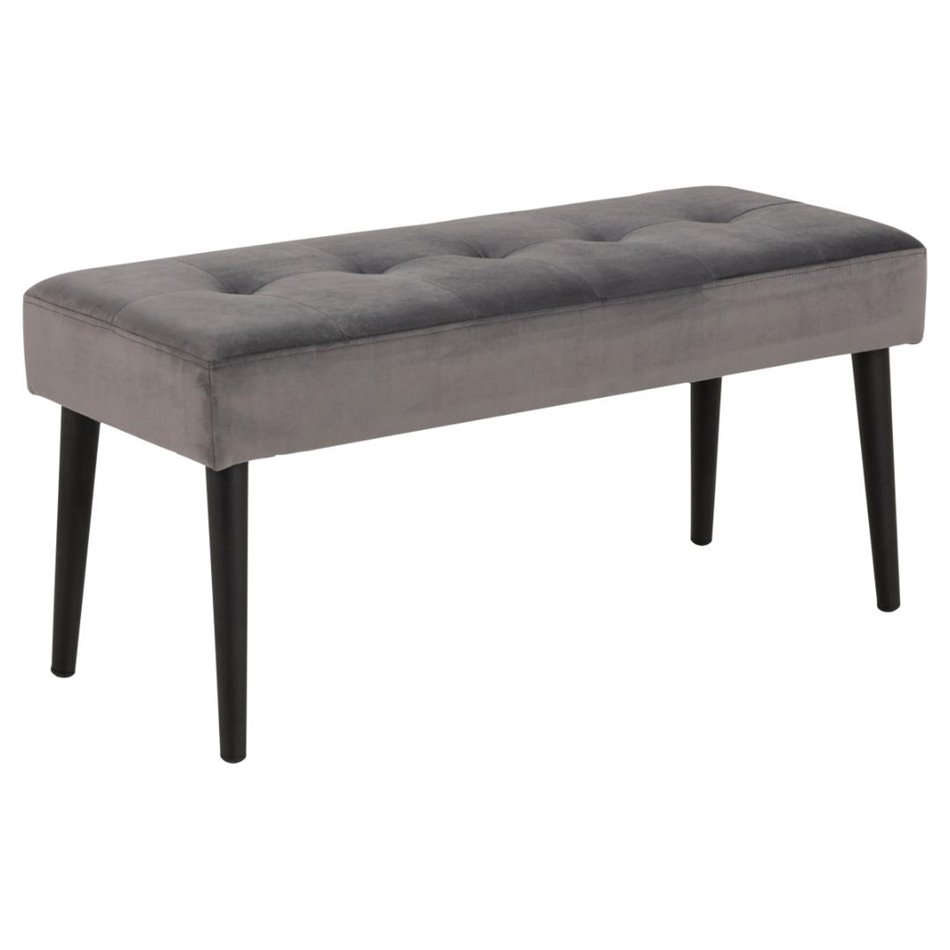 Bench Aglory, grey, 45x95x38cm