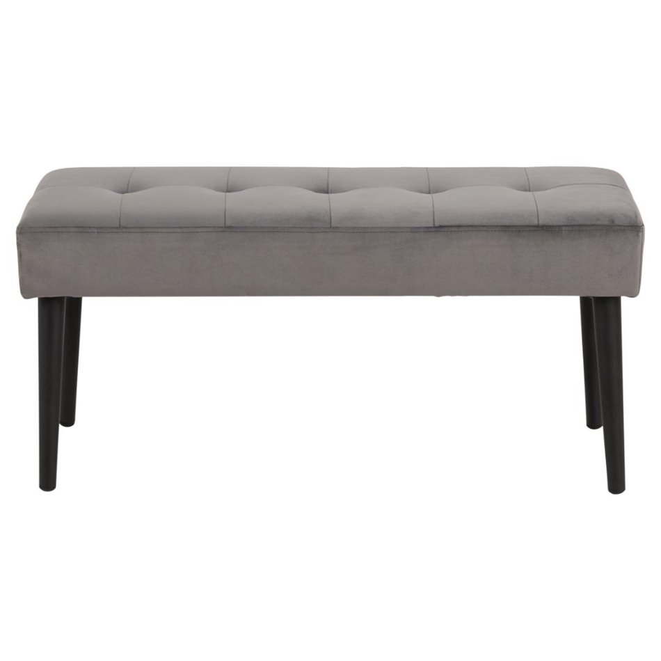 Bench Aglory, grey, 45x95x38cm