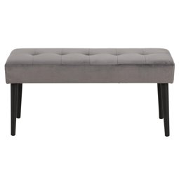 Bench Aglory, grey, 45x95x38cm