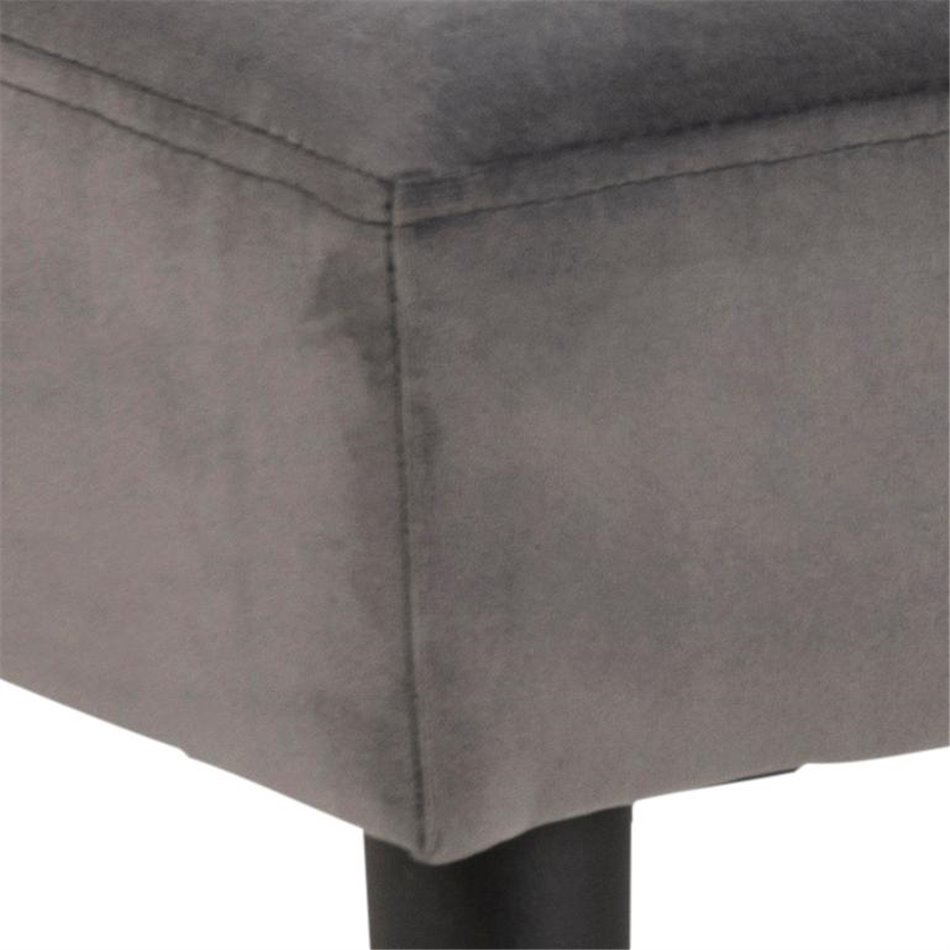 Bench Aglory, grey, 45x95x38cm