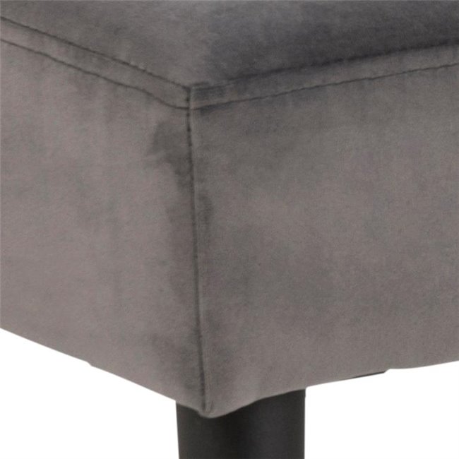 Bench Aglory, grey, 45x95x38cm