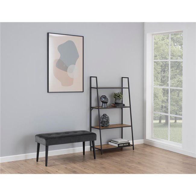 Bench Aglory, grey, 45x95x38cm