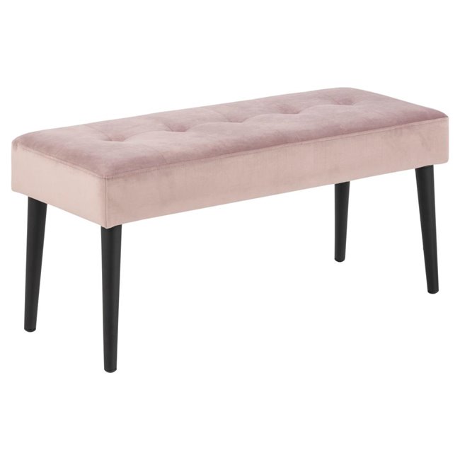 Bench Aglory, pink, 45x95x38cm