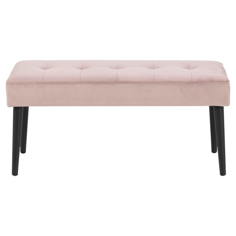 Bench Aglory, pink, 45x95x38cm
