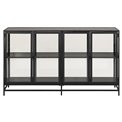Cabinet Aford, metal/black, 86.4x152.4x35