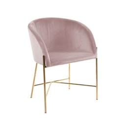 Обеденный стул Anelson, розовый, H76x56x54cm