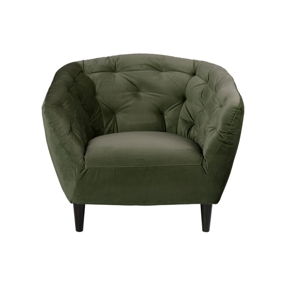 Sofa Aria, green, H78x97x84cm