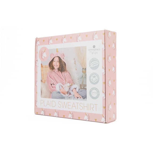 Plaid Sweat Caputche Licorne