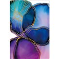 Wall glass art Flower fantasy, 120x80x0.4cm