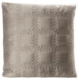 Pillow Juta, taupe, velvet, 50x50cm