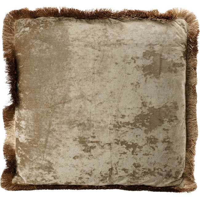 Pillow Jumis, brown, velvet, 50x50cm