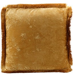 Pillow Jakobine, gold, velvet, 50x50cm