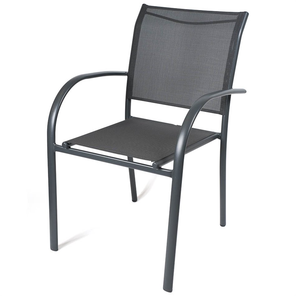 Chair Piazza, graphite, 56x65x88cm