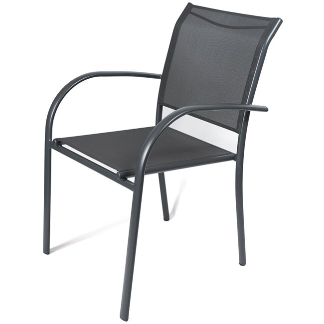 Chair Piazza, graphite, 56x65x88cm