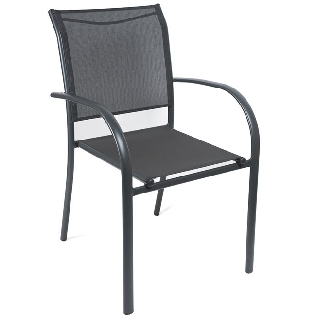 Chair Piazza, graphite, 56x65x88cm