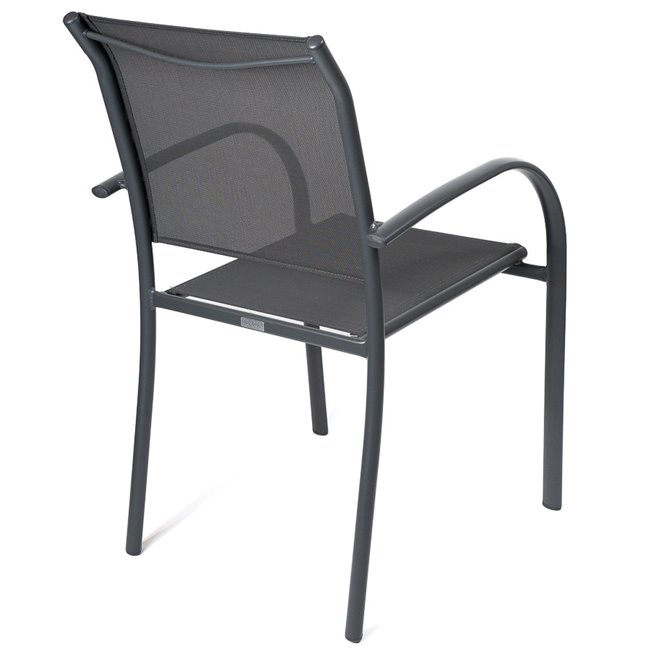 Chair Piazza, graphite, 56x65x88cm
