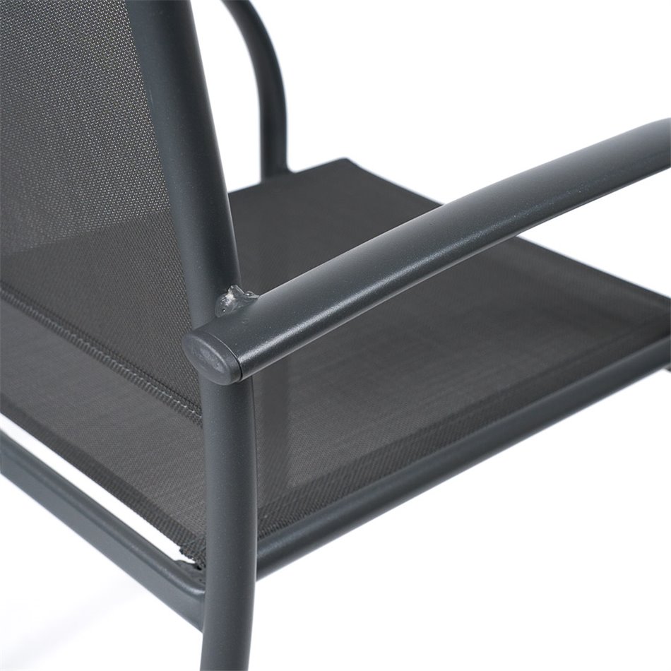 Chair Piazza, graphite, 56x65x88cm