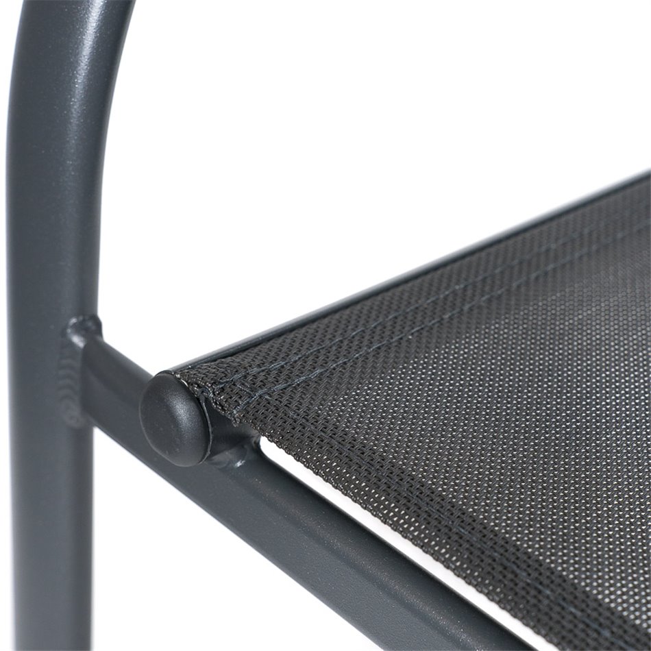 Chair Piazza, graphite, 56x65x88cm