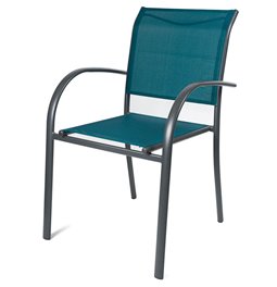 Chair Piazza, peacock, 56x65x88cm