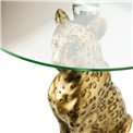 Side table Leopard wild, D40 H52cm