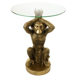 Side table Monkey wild, D40 H52cm