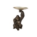Deco Orangutan with plate, 33x24.5x21.5cm