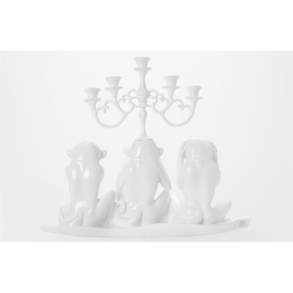 Deco/candle holder Orang, 22.0x8.0x18.0cm