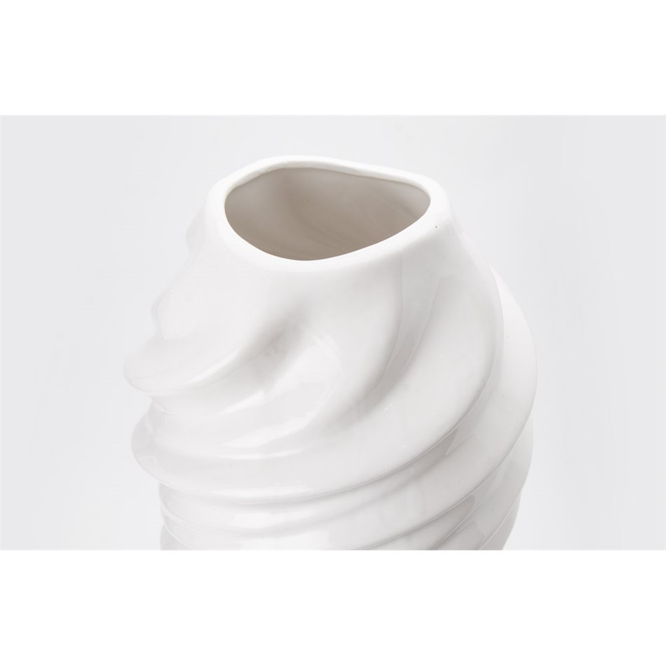 Vase Fariza, white, 48x16.5cm