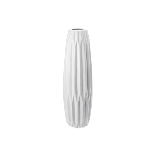 Vase Gabrro, white, 46x13.5cm