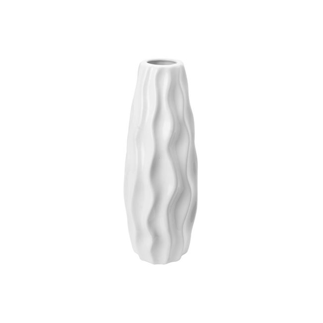 Vase Galatro, white, 29x11cm