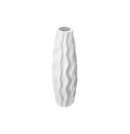 Vase Galatro, white, 49x14.5cm