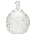 Candy jar Bonbonniere with lid, D9 x12cm
