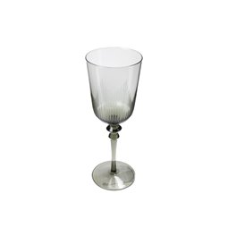 Red wine glass Sangro grey,  H21, D7.5cm