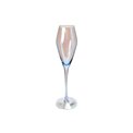Champagne glass Salute blue, H20.5cm, D4.5cm