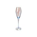 Champagne glass Salute blue, H20.5cm, D4.5cm