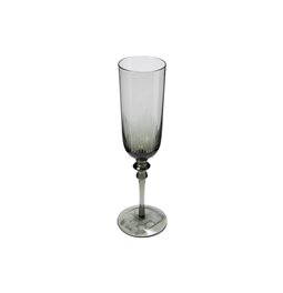 Champagne glass Sangro grey,  H23, D5.5cm