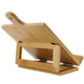 Bamboo receipe book holder, 25x21cm
