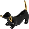 Deco Molly, shiny black/ gold, 22.5x8.4x16.6cm