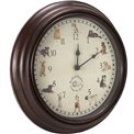 Wall clock Dog sounds, D29.8x4.5cm
